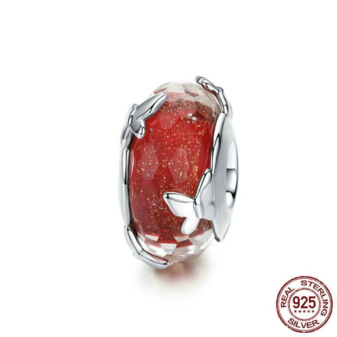 Red Murano Glass Beads