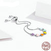 Rainbow Heart Color  Bracelet