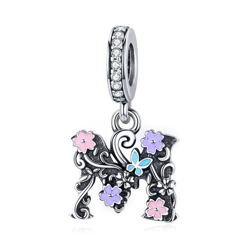 Letter A & M Pendant Charm