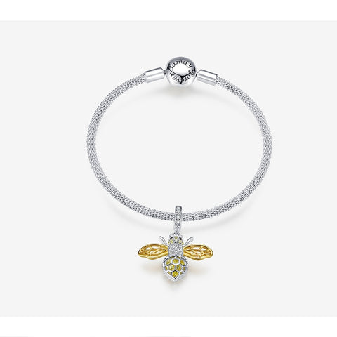 Queen Bee Charm Bracelet