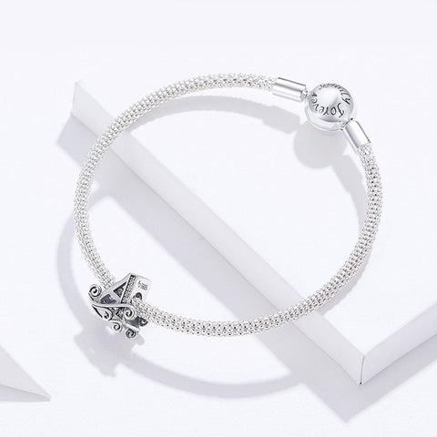 Letter A Charm Bracelet