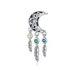 Moon and Star Charm