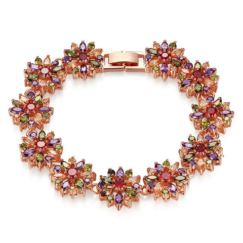 Multi-Color Prong Setting Zircon