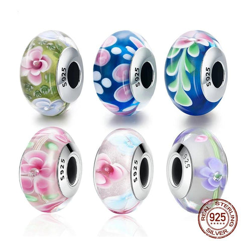 Flower Petal  Murano  Beads