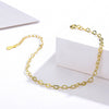Genuine Heart-shape Link Bracelet