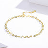 Genuine Heart-shape Link Bracelet