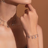 Elegant Moon and Star Bracelet