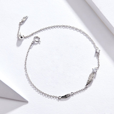 Feather Chain Bracelet