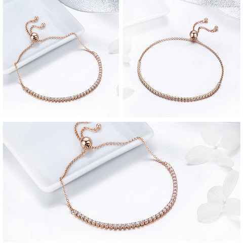 Dazzling Gold Strand Bracelet