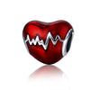 ECG & Red Enamel Beads