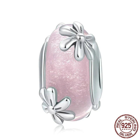 Classy Flower Murano Beads