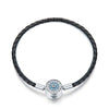 CZ Leather Bracelets