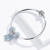 Winter Snowflake Bangle