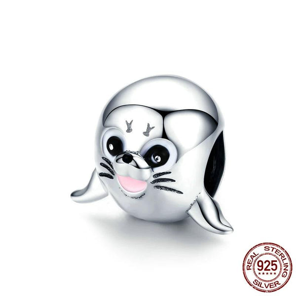 Sea Lion Metal Beads