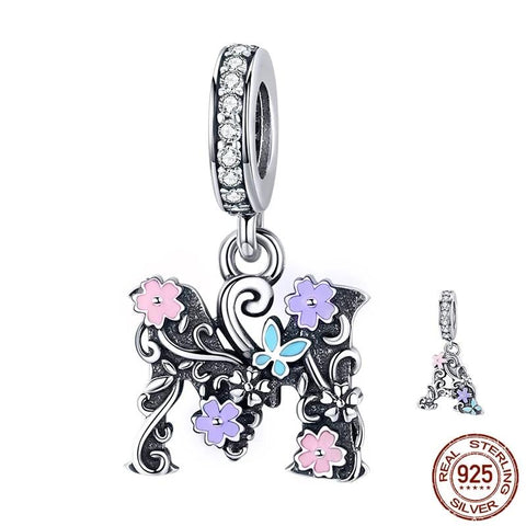 Letter A & M Pendant Charm