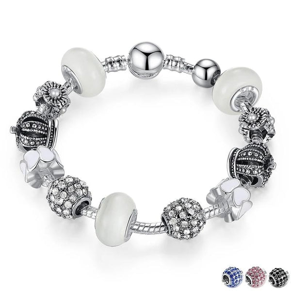 Royal Crown Charm and Crystal Ball