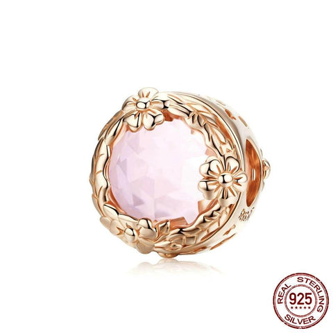 Rose Gold Butterfly and Flower