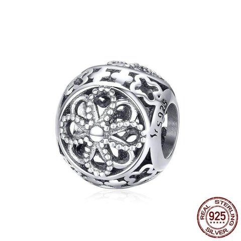 Flower Language Engrave Charm