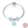 Winter Snowflake Bangle