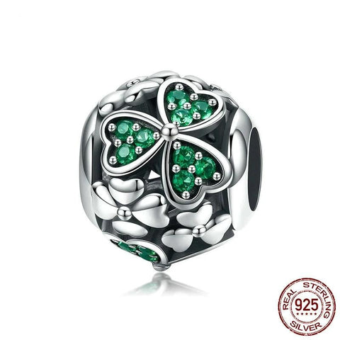 Shamrock Flower Charm
