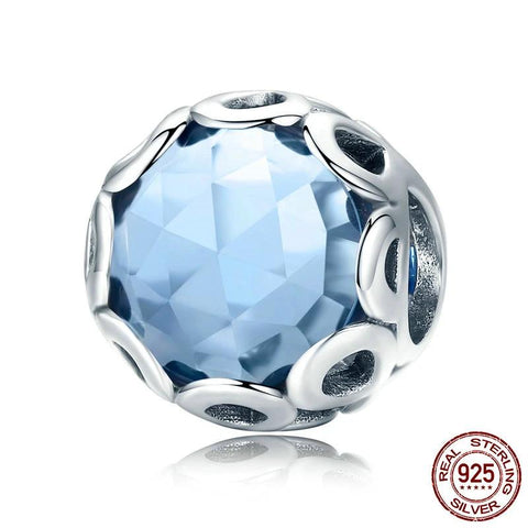 Blue Infinity Crystal CZ