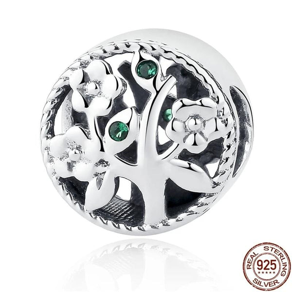 Silver Tree of Life Charm