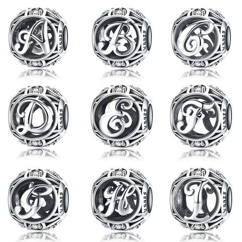 Alphabet Charms Beads