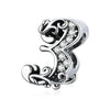 Number Beads  Charm