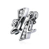 Number Beads  Charm