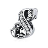 Number Beads  Charm