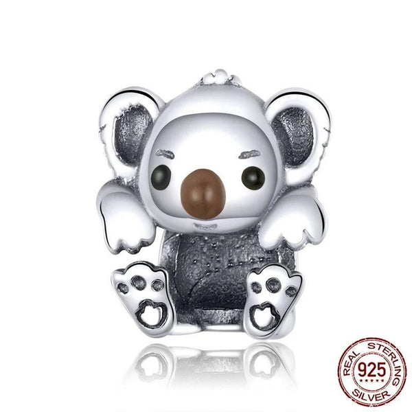 Baby Koala Metal Beads