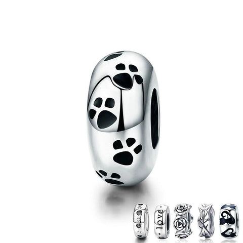 Dog Footprint Charm