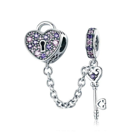 Key of Heart Charm