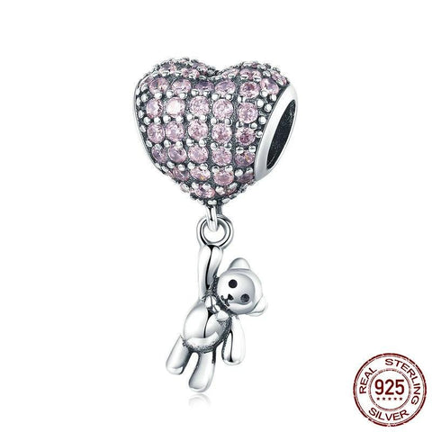 Heart Bear  Beads