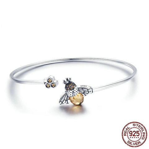 Crystal Bee And Honeycomb