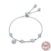 Winter Snowflake Link Bracelet