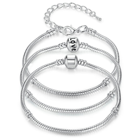 LOVE Snake Chain Bracelet