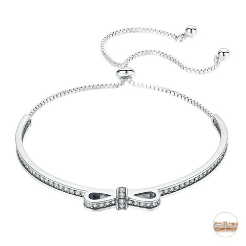 Bowknot Clear Cubic Zircon