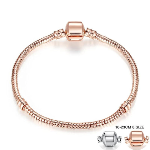 Rose Gold & Silver Bracelets