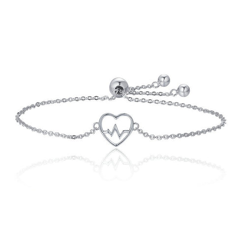 ECG Of Love & Sweetheart Bracelet
