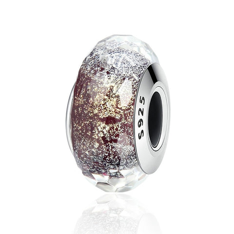 Silver European Pattern  Charm