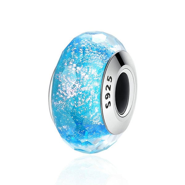 Silver European Pattern  Charm