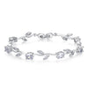Leaf Chain & Link Bracelet