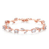Leaf Chain & Link Bracelet