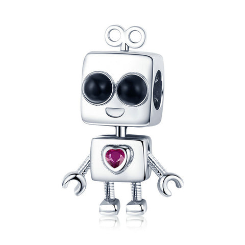 Robot Girls Boys Charm