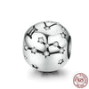 Zodiac Round Metal Beads